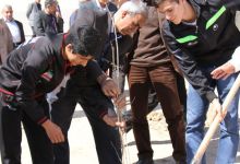 گزارش تصویری مراسم روز درخت کاری در دانشگاه  با حضور ورزشکاران ملی پوش شهرستان شاهرود  